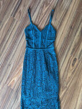 Lace mini dress